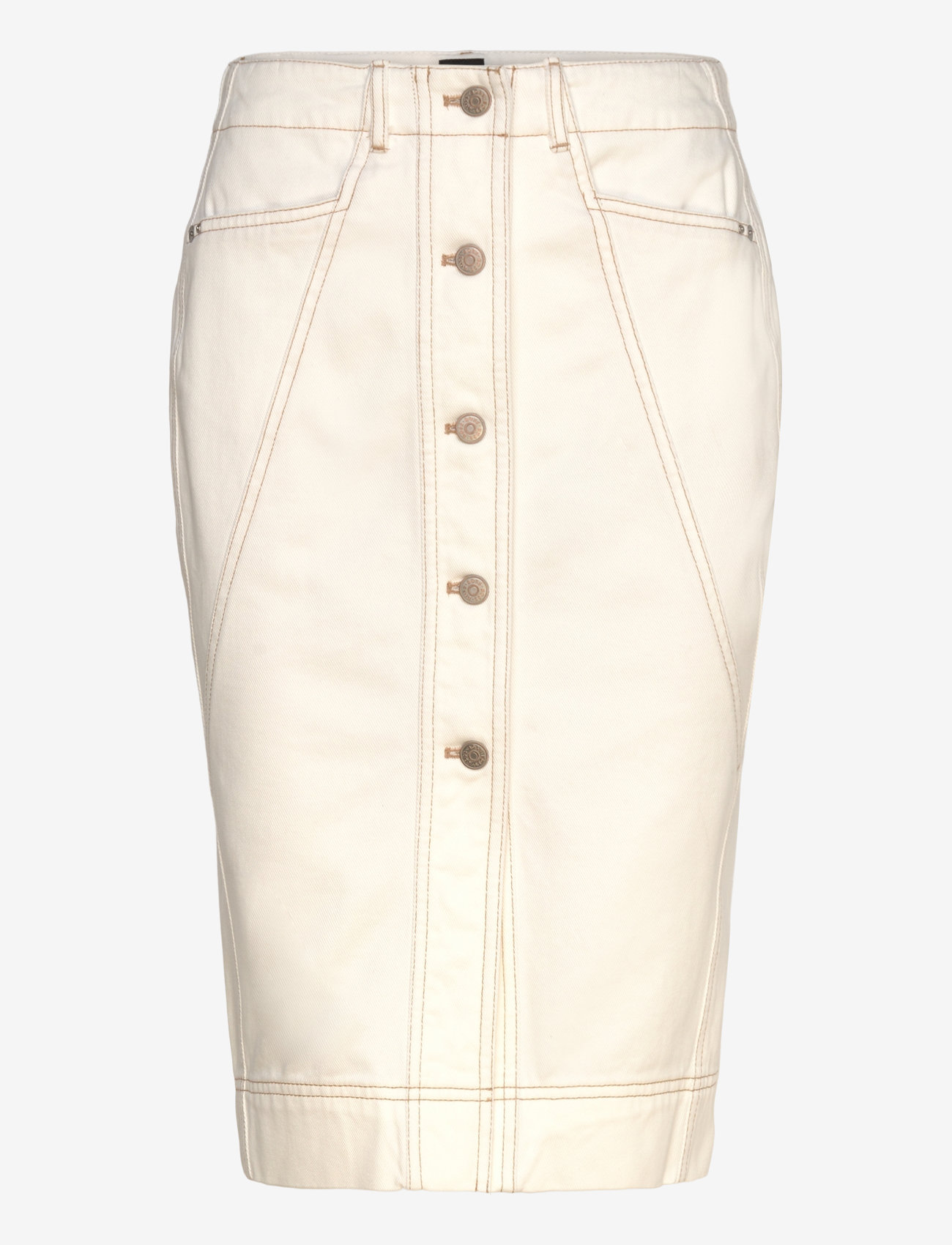 BOSS - C_Varlina-D - denimskjørt - open white - 0