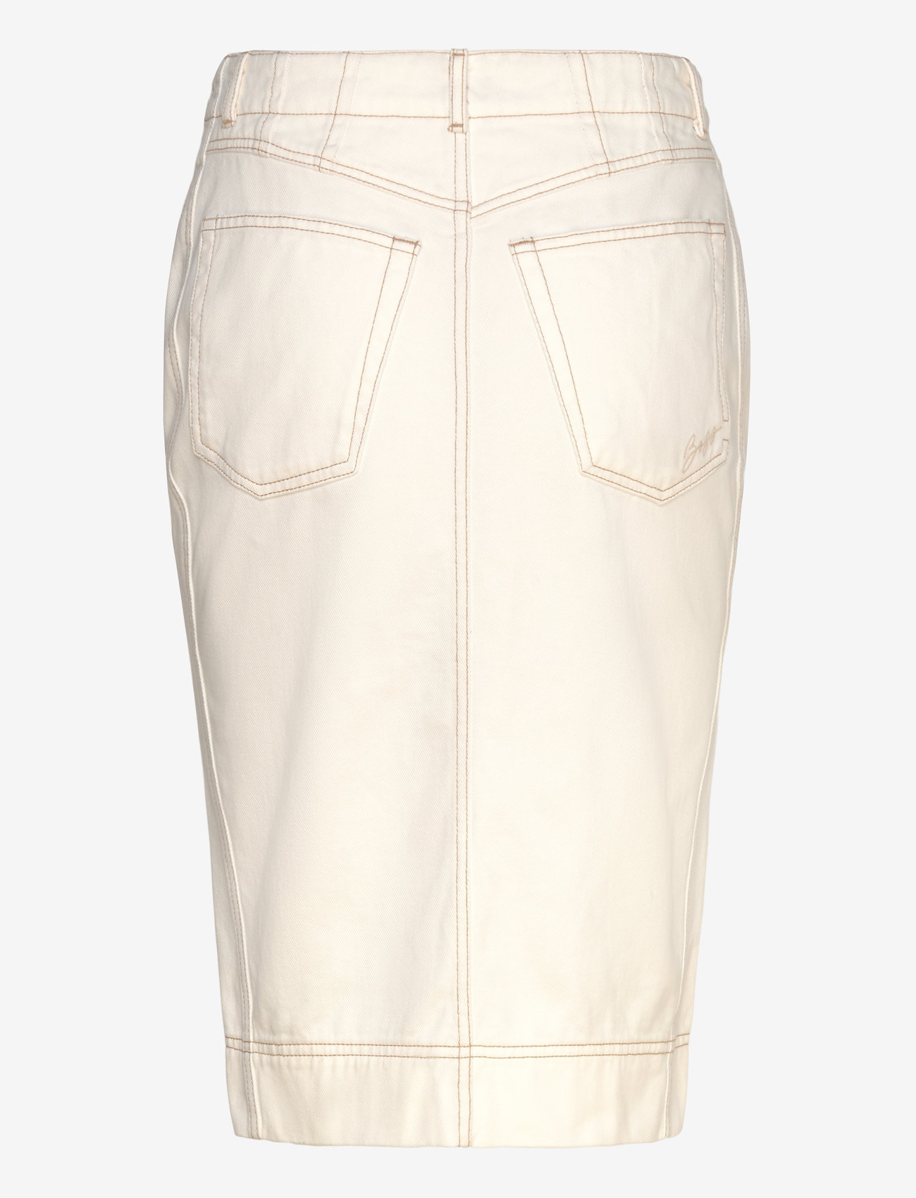 BOSS - C_Varlina-D - denimskjørt - open white - 1