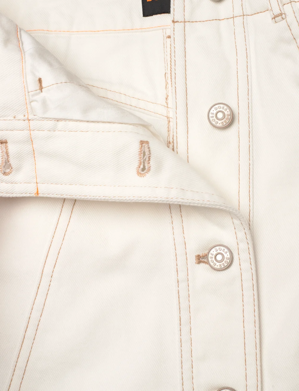 BOSS - C_Varlina-D - jeanskjolar - open white - 3