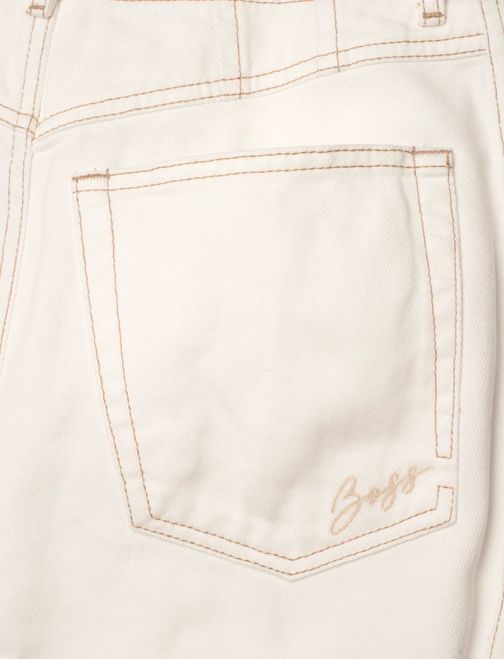 BOSS - C_Varlina-D - jeanskjolar - open white - 4