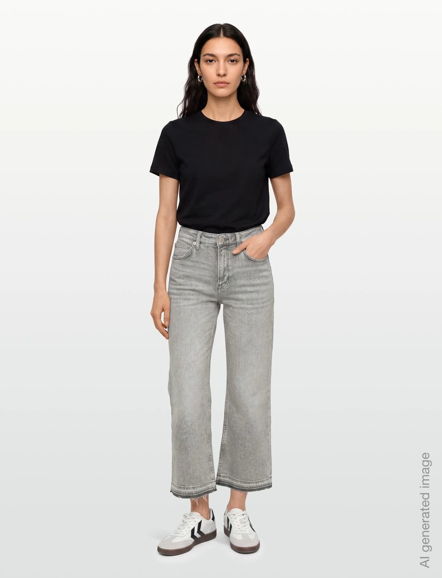 BOSS - C_SOFT KICK FLARE MR - flared jeans - dark grey - 0