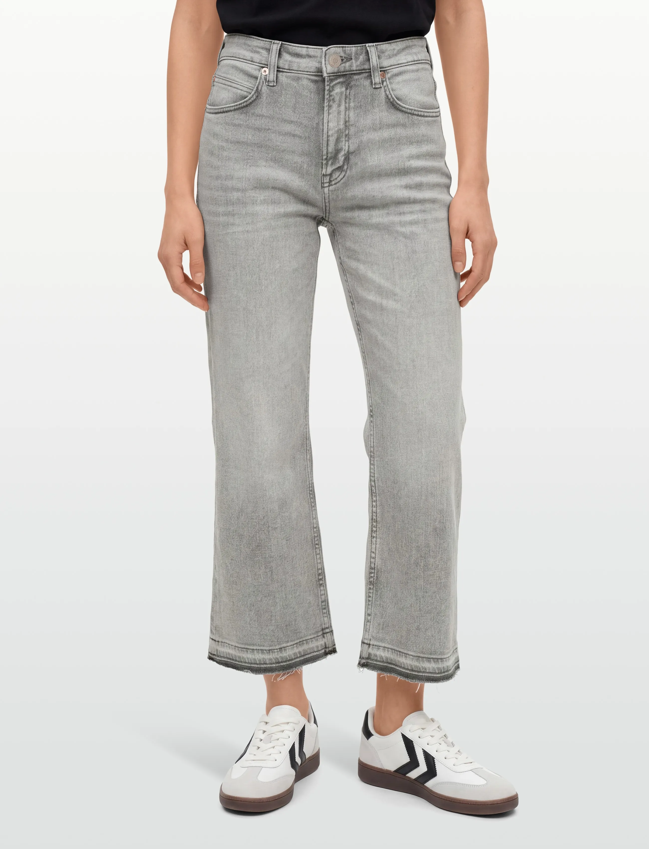 BOSS - C_SOFT KICK FLARE MR - schlaghosen - dark grey - 3