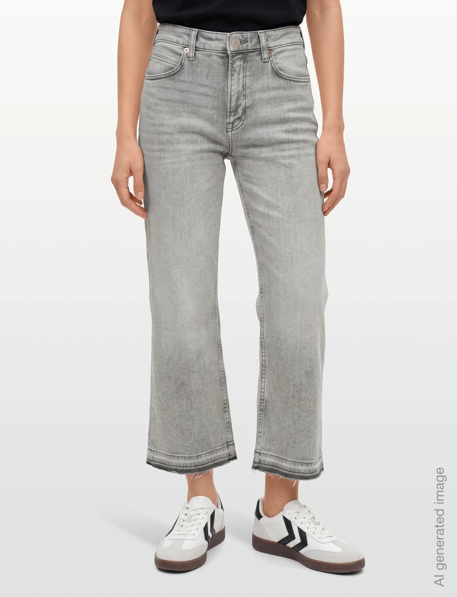 BOSS - C_SOFT KICK FLARE MR - flared jeans - dark grey - 3