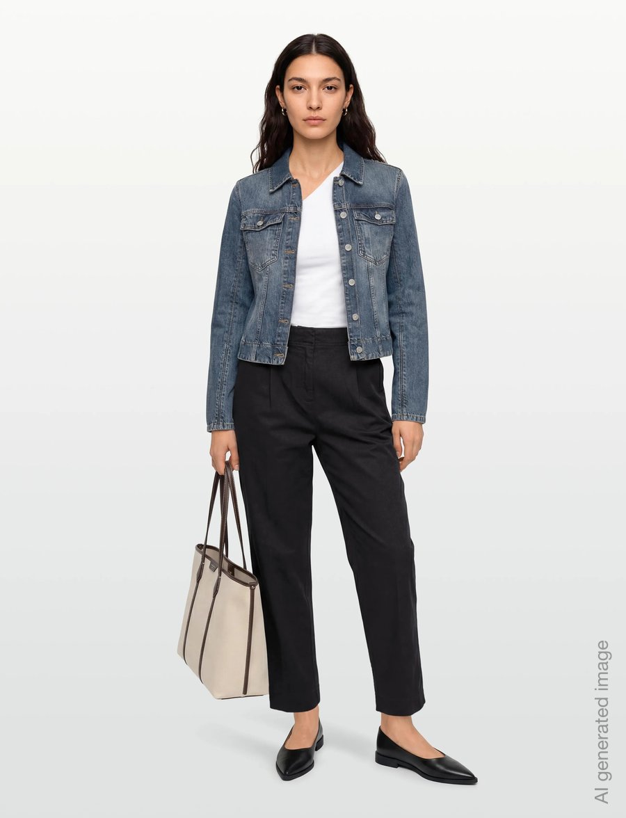 BOSS - C_Taquina-D - hosen mit weitem bein - black - 0