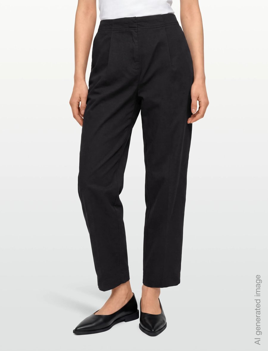 BOSS - C_Taquina-D - hosen mit weitem bein - black - 3