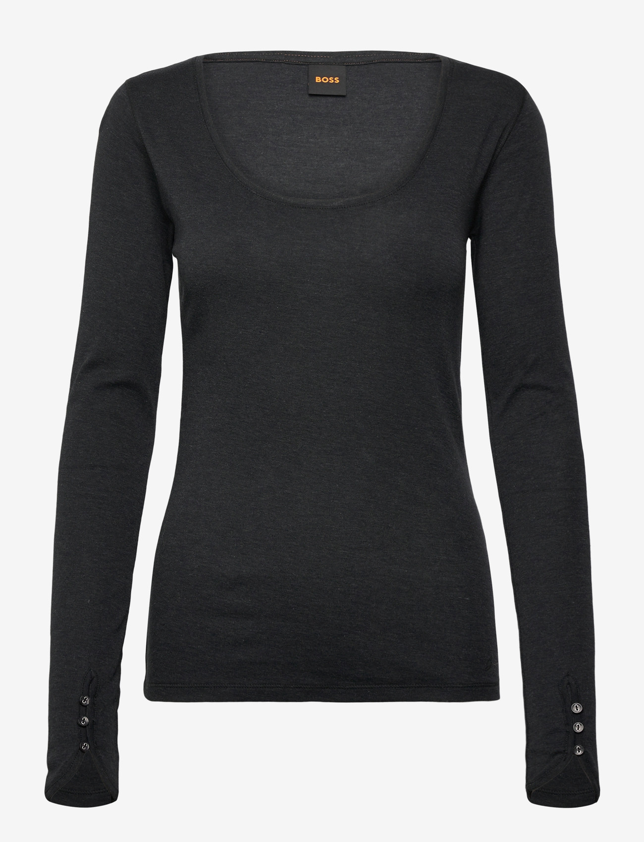 BOSS - C_Edeline - långärmade toppar - black - 0