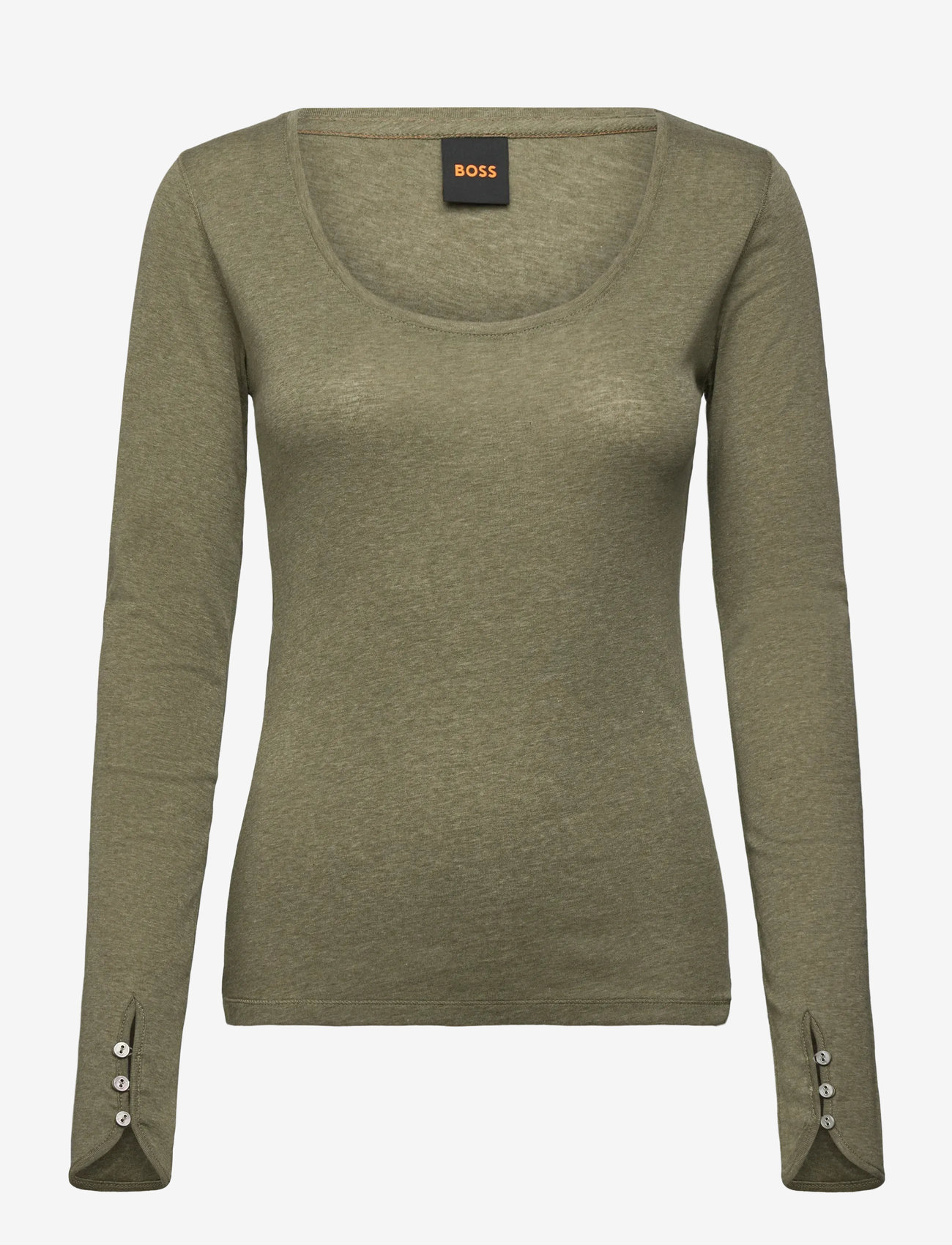 BOSS - C_Edeline - langærmede toppe - dark grey - 0