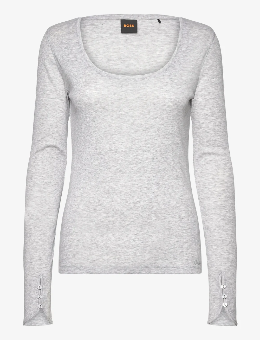 BOSS - C_Edeline - långärmade toppar - silver - 0
