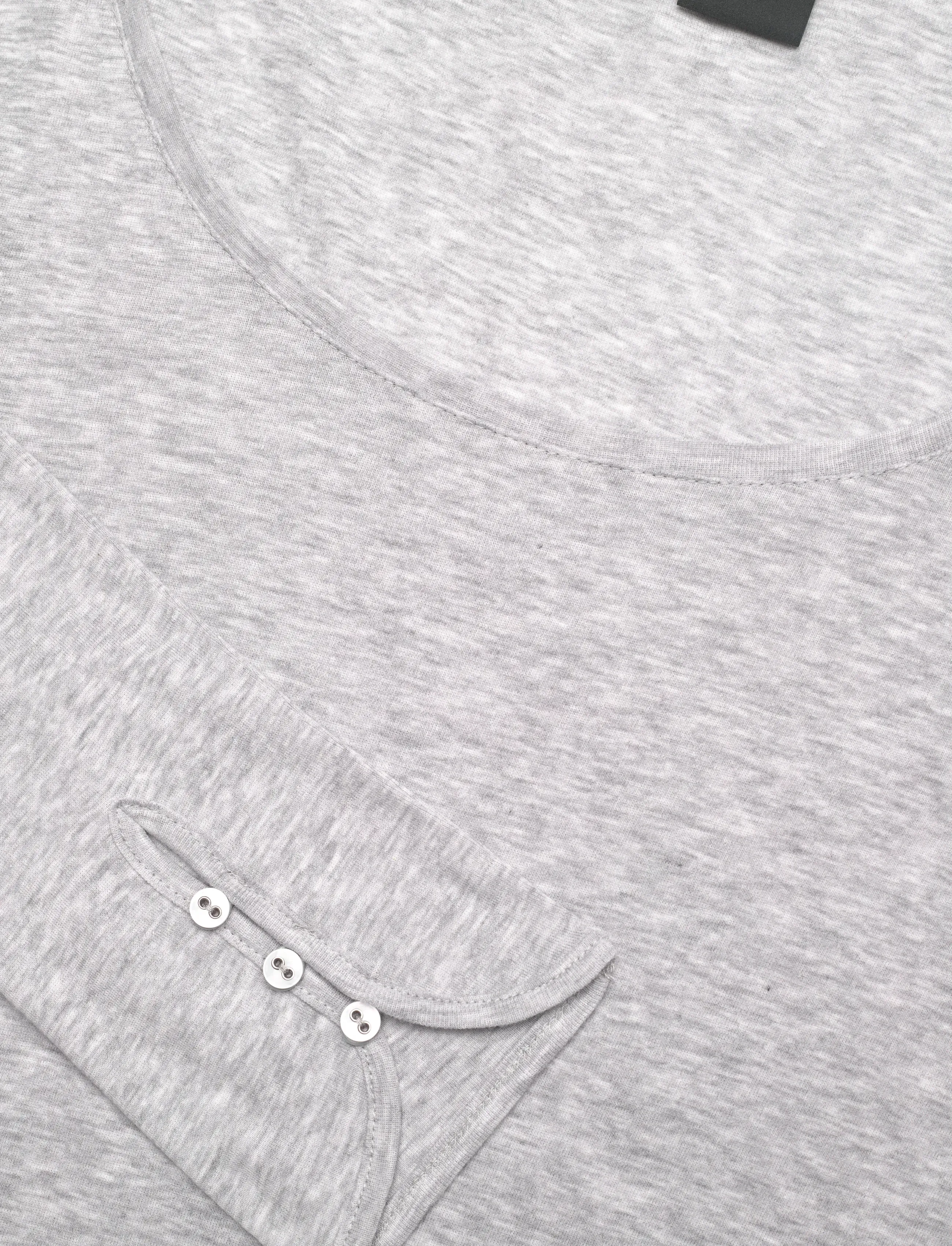 BOSS - C_Edeline - langärmlige tops - silver - 2