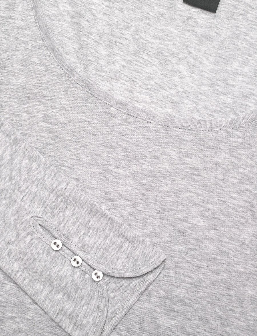 BOSS - C_Edeline - long-sleeved tops - silver - 2