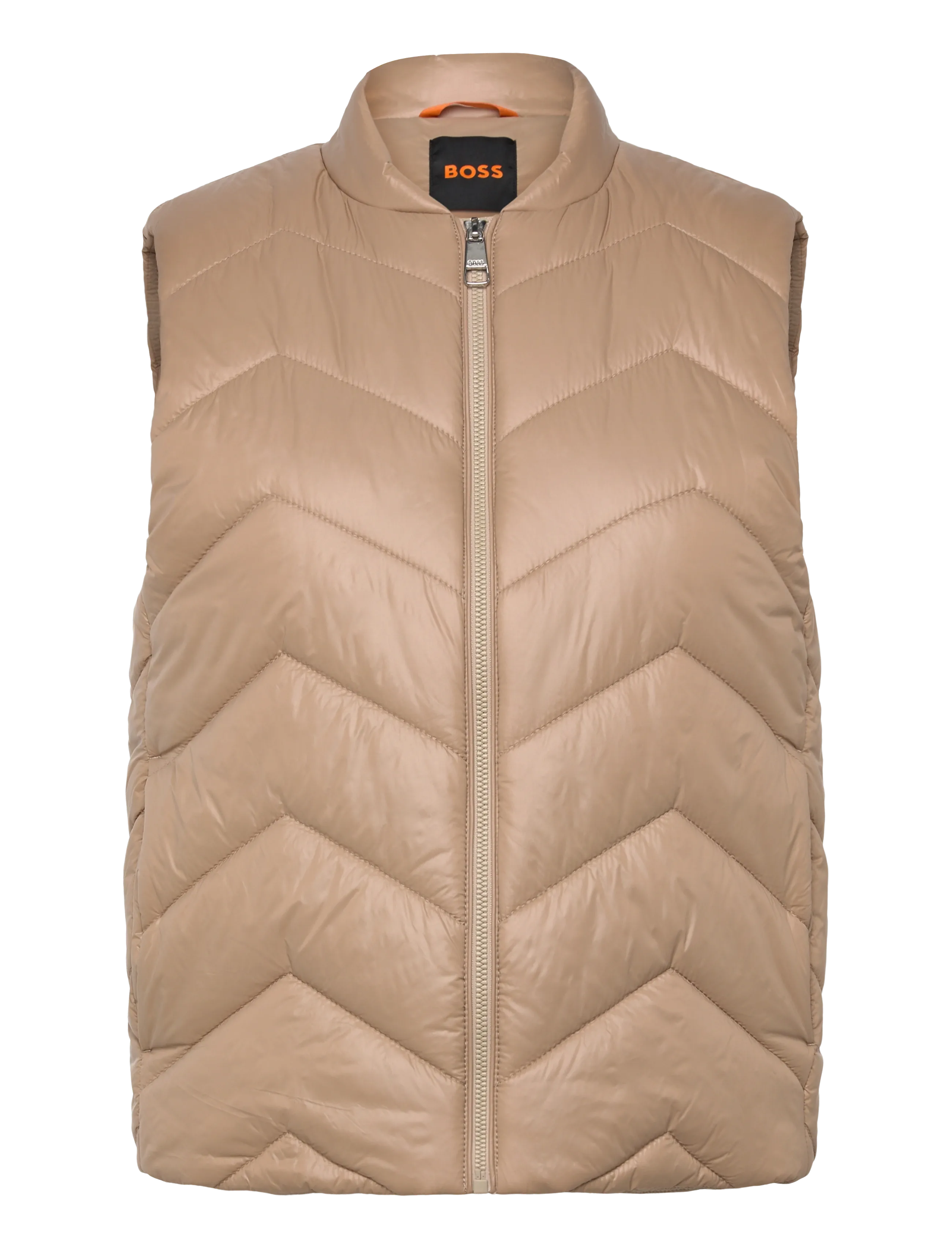 BOSS C_Palattini - Vatterede veste - RUST/COPPER / beige