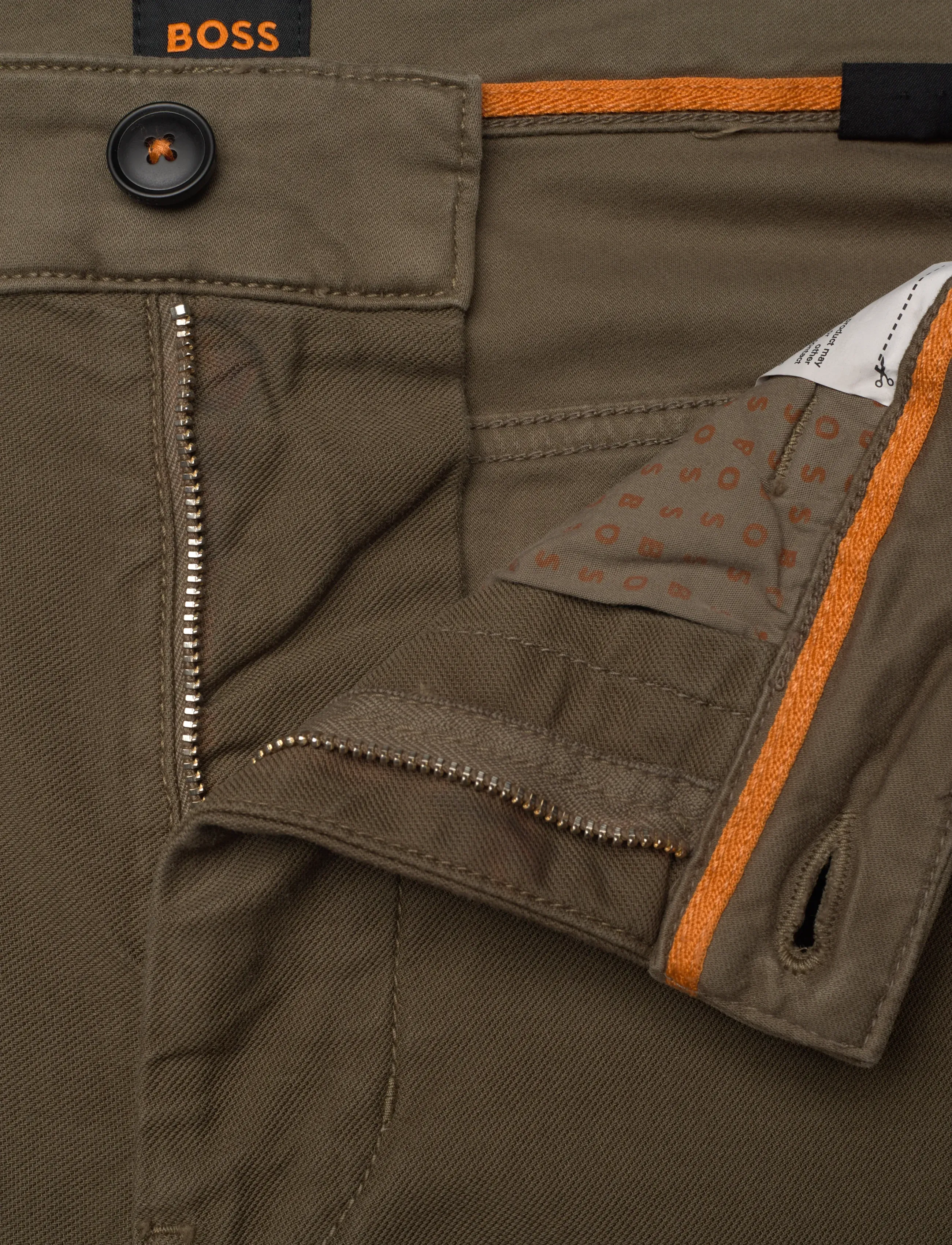 BOSS - Chino-Straight-2 - cargobukser - open green - 3