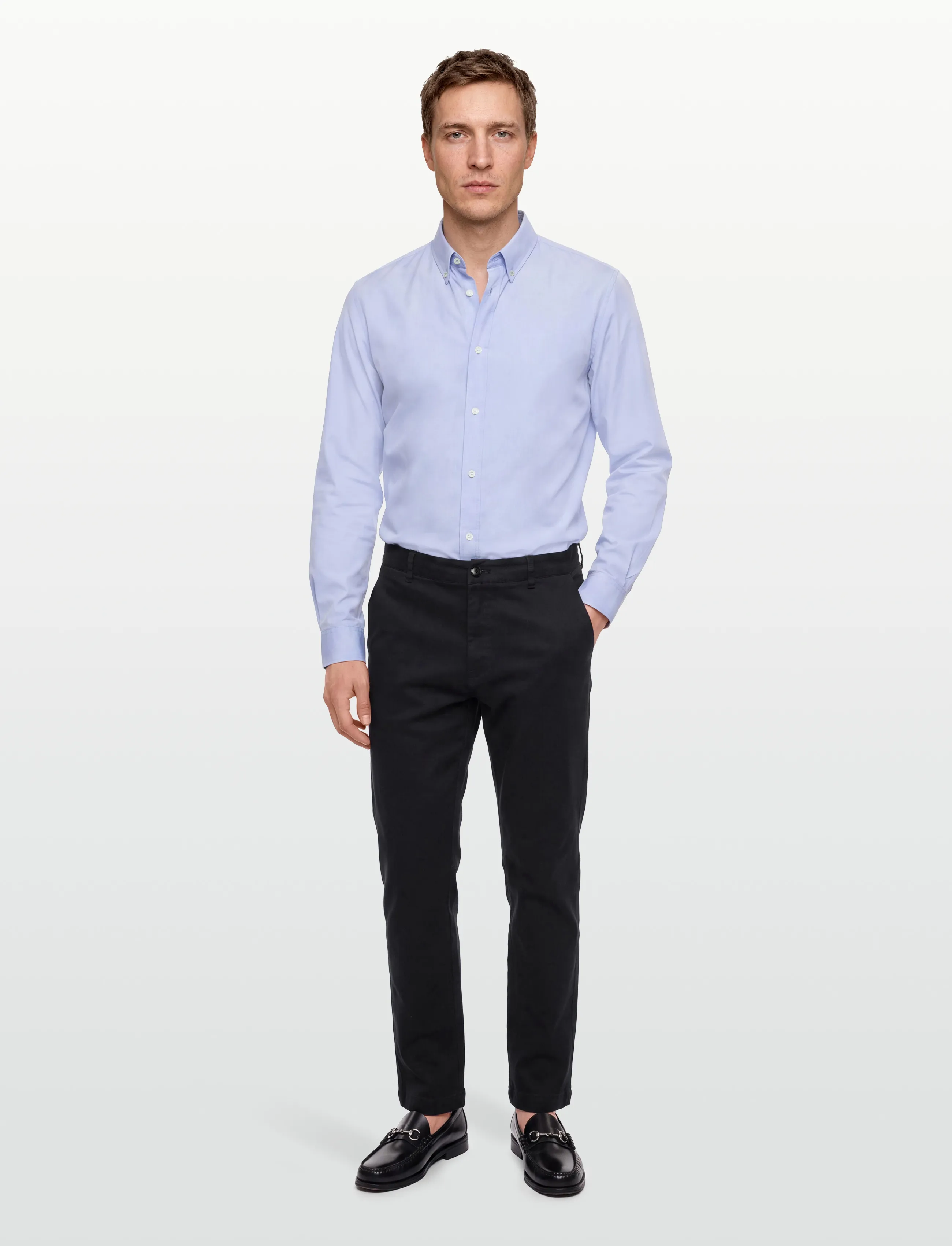 BOSS Sanderson-L-2, 32 x 32, Blue, Bukser > Chinos, Herre