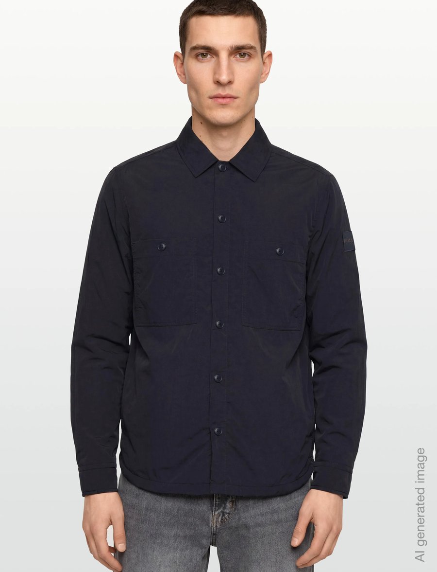 BOSS - Locky_2_M - overshirts - dark blue - 3