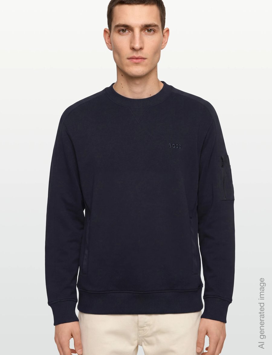 BOSS - We_mixed - sweatshirts - dark blue - 4