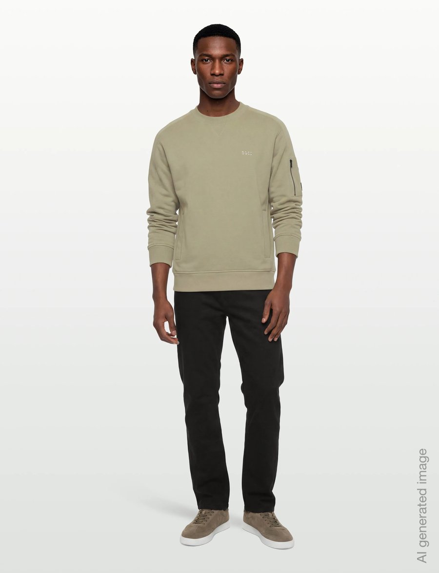 BOSS - We_mixed - sweatshirts - open green - 0