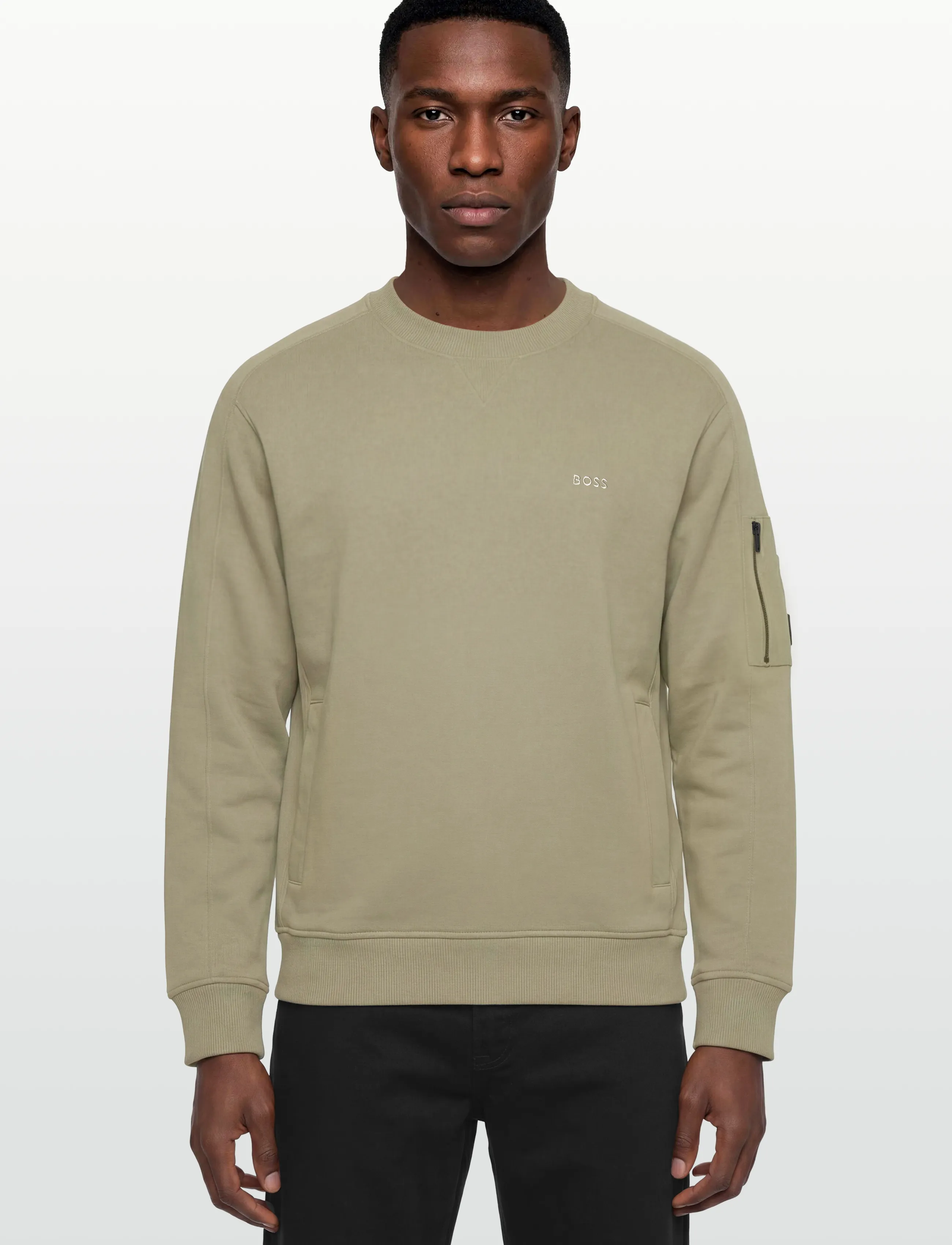 BOSS - We_mixed - sweatshirts - open green - 3