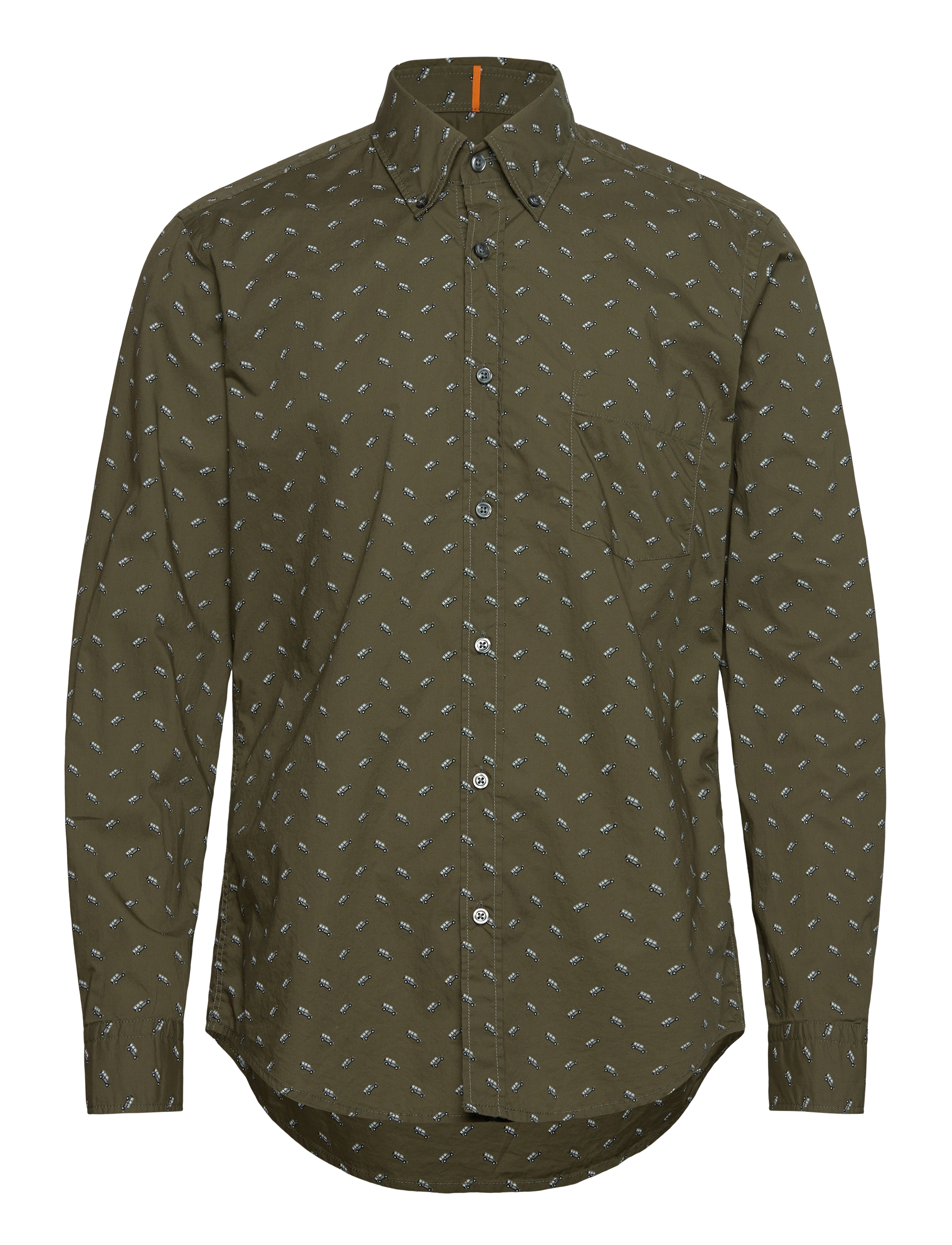 BOSS Rickert_M - Skjorter - OPEN GREEN / khaki/green