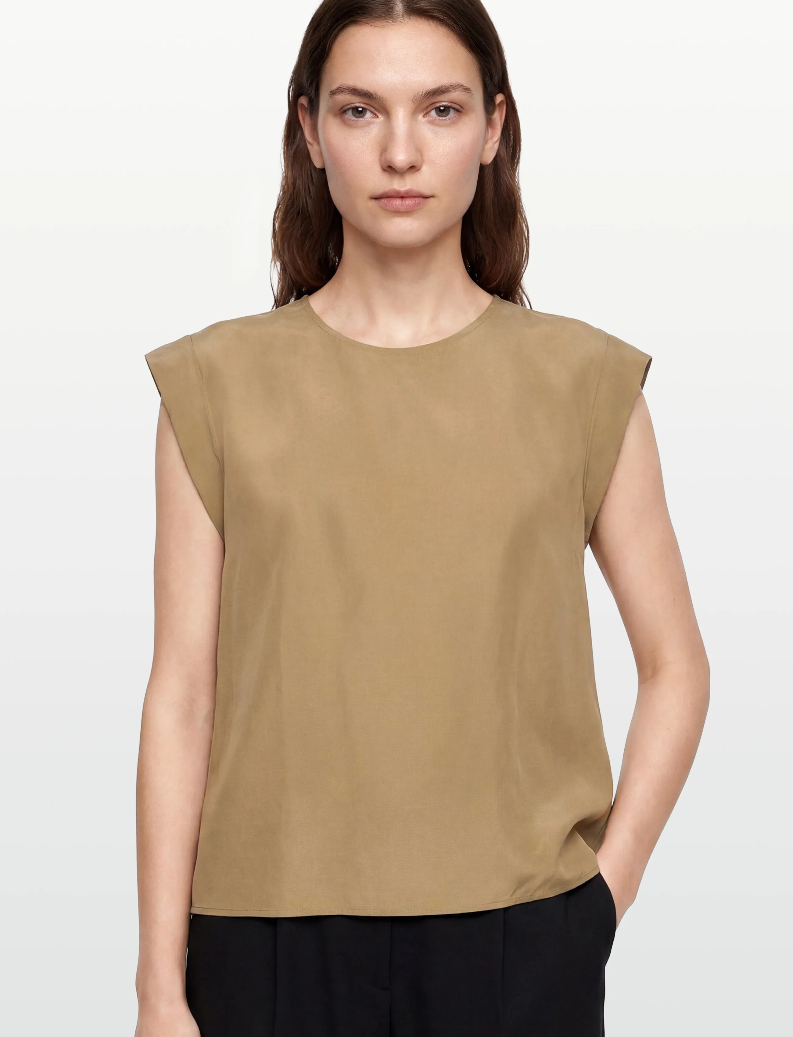 BOSS - C_Irnette - Ärmellose blusen - rust/copper - 3