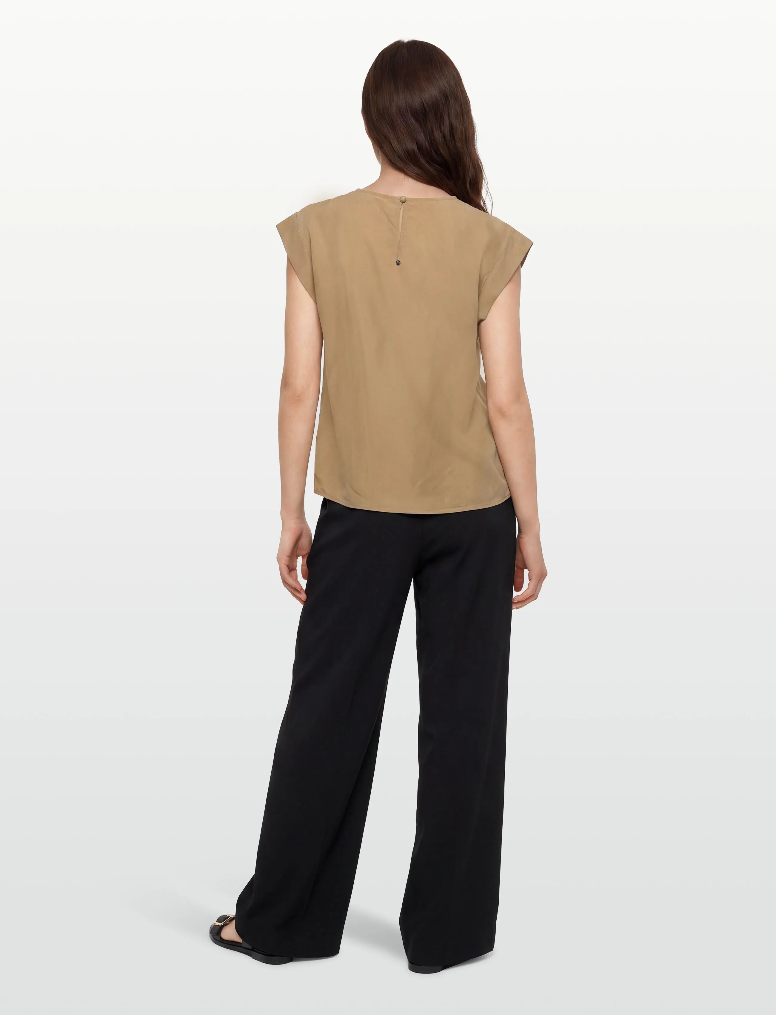BOSS - C_Irnette - Ärmellose blusen - rust/copper - 4