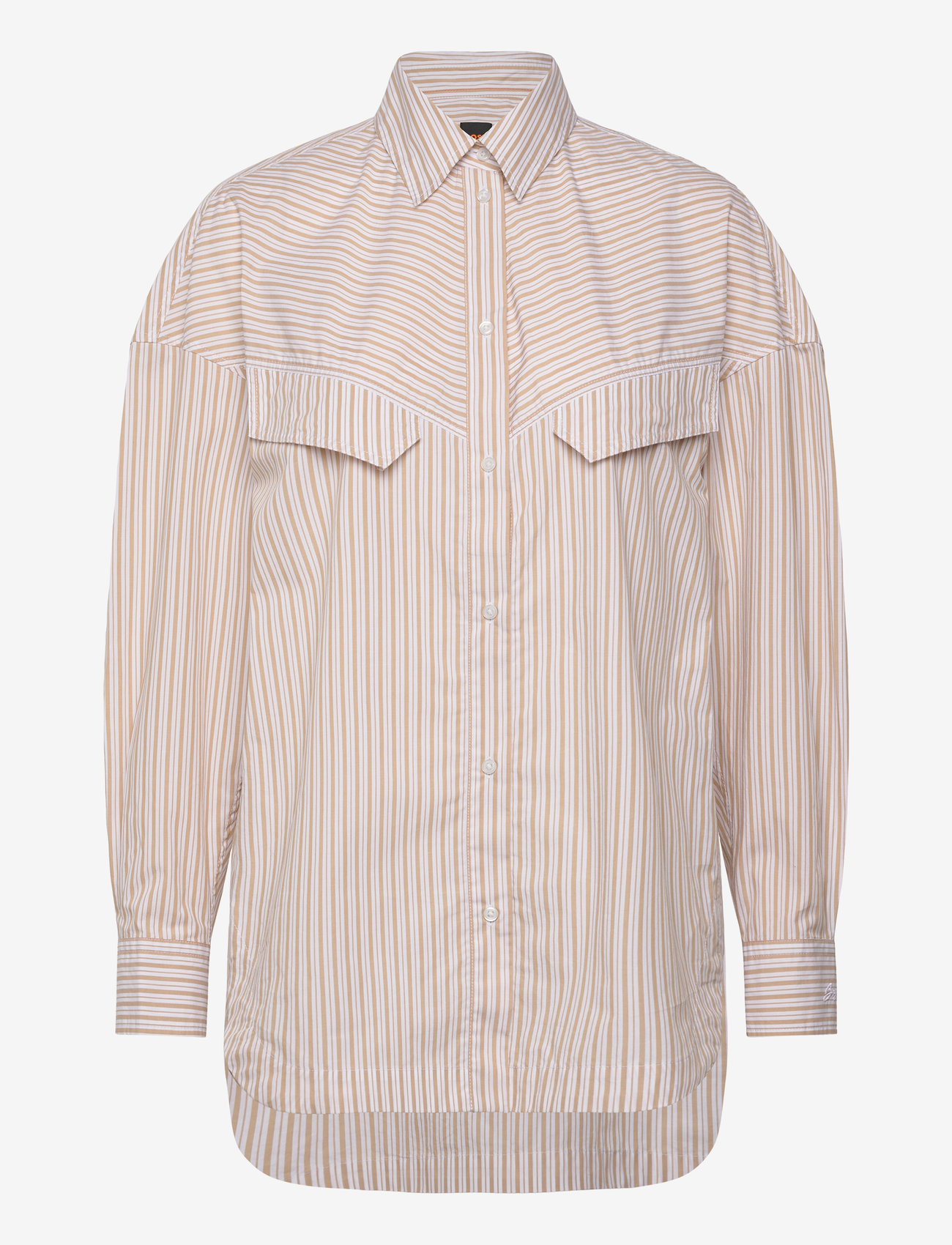 BOSS - C_Bostaffa_1 - pikkade varrukatega särgid - rust/copper - 0