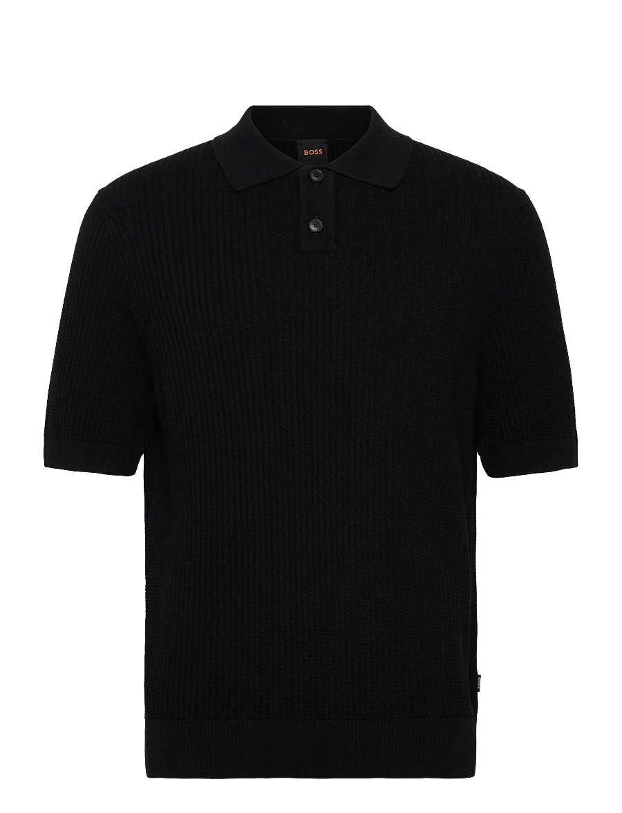 BOSS - Akoppo - short-sleeved polos - black - 1