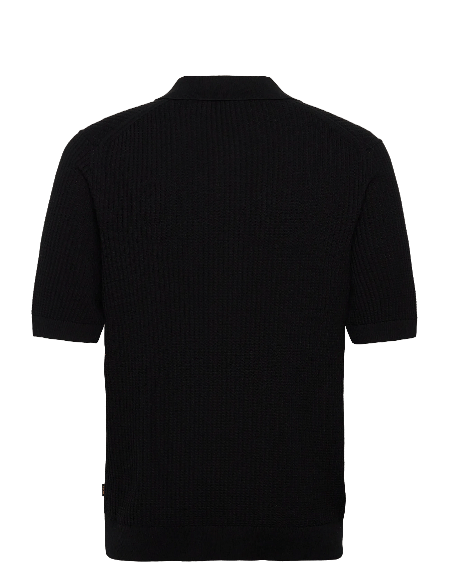 BOSS - Akoppo - short-sleeved polos - black - 2
