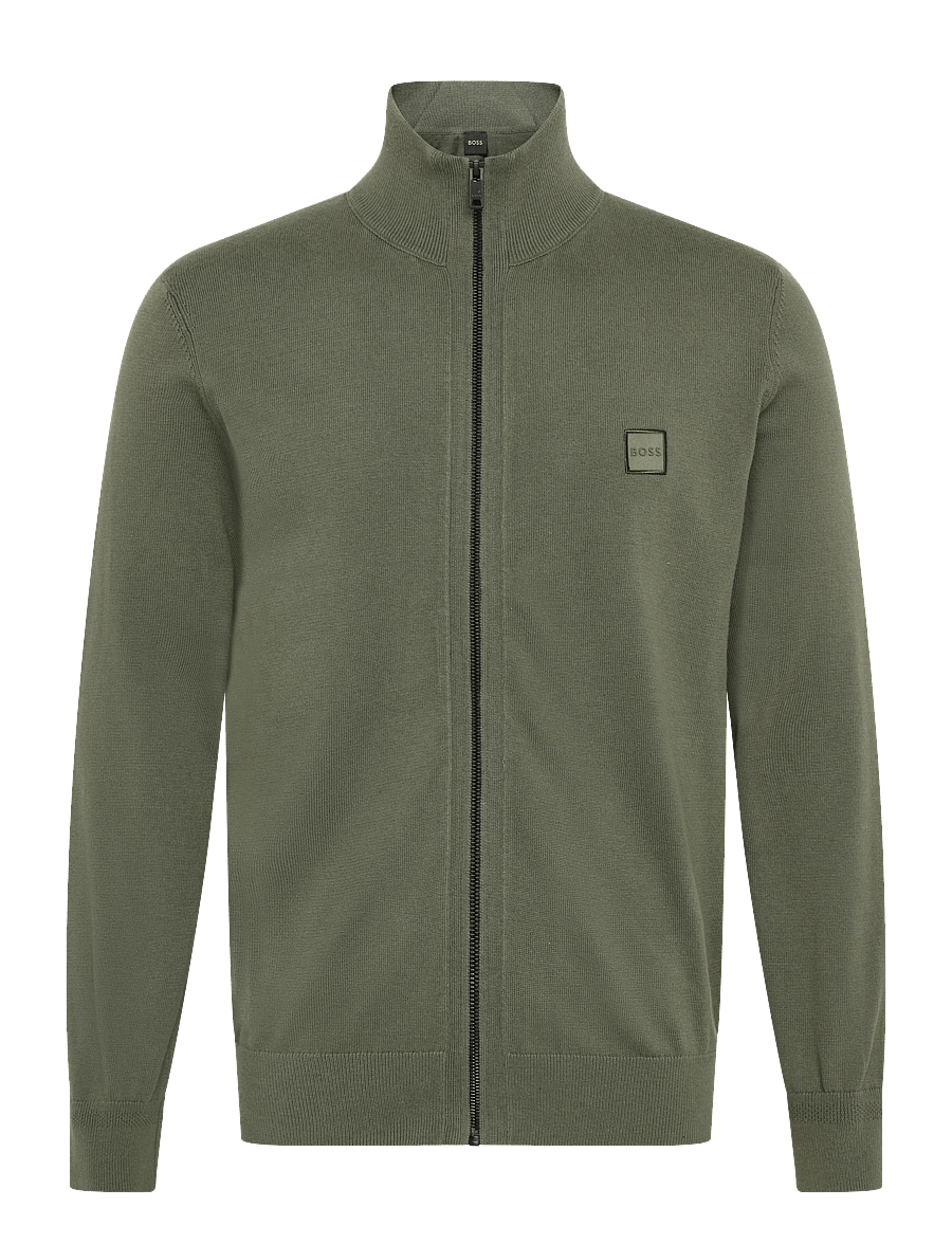 BOSS - Kanozip_S - lukuga džemprid - bright green - 1