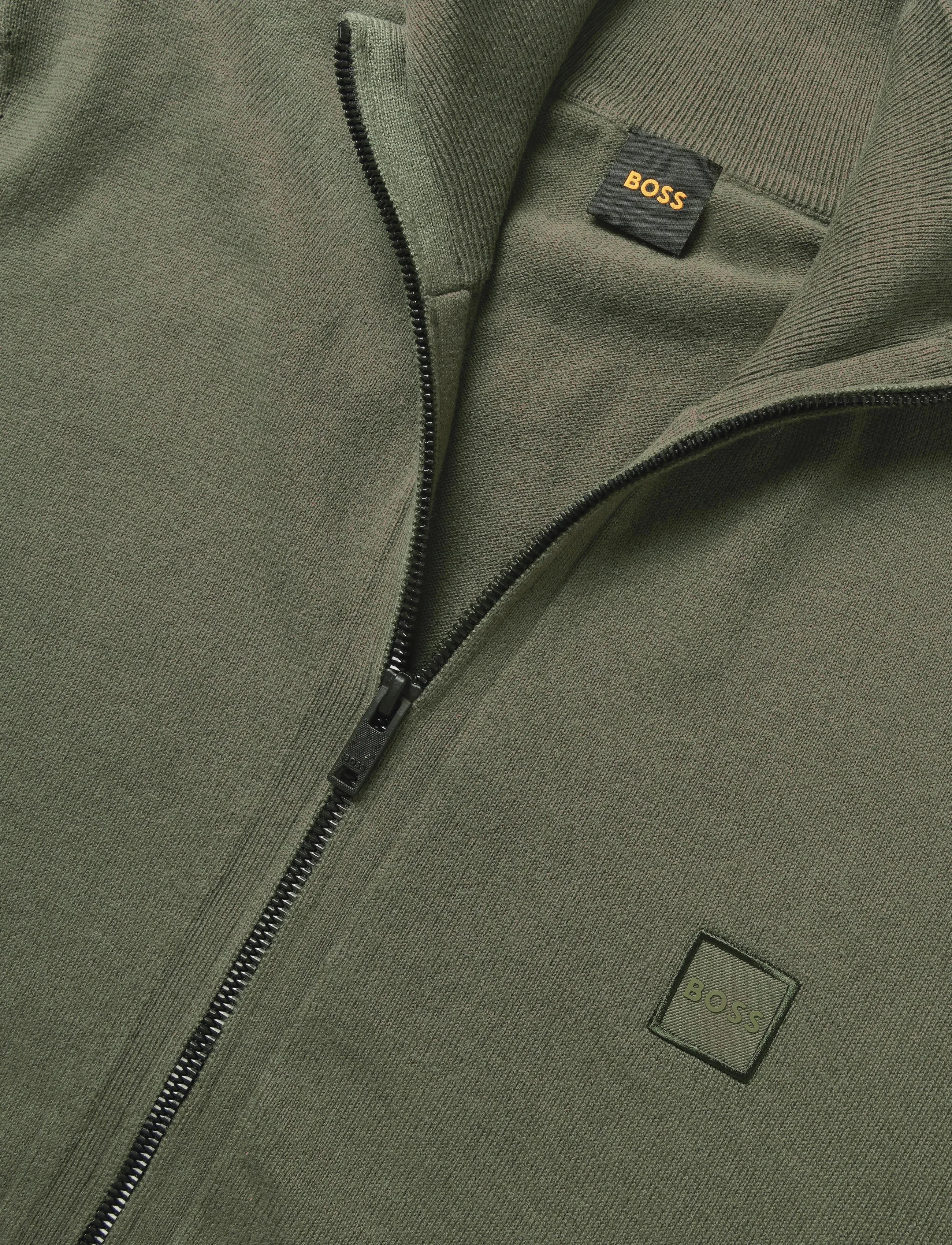 BOSS - Kanozip_S - full zip jumpers - bright green - 2