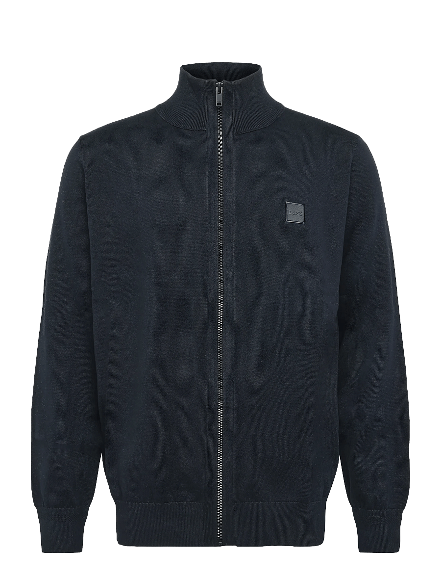 BOSS - Kanozip_S - lukuga džemprid - dark blue - 0
