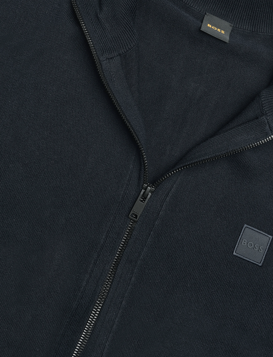 BOSS - Kanozip_S - lukuga džemprid - dark blue - 2