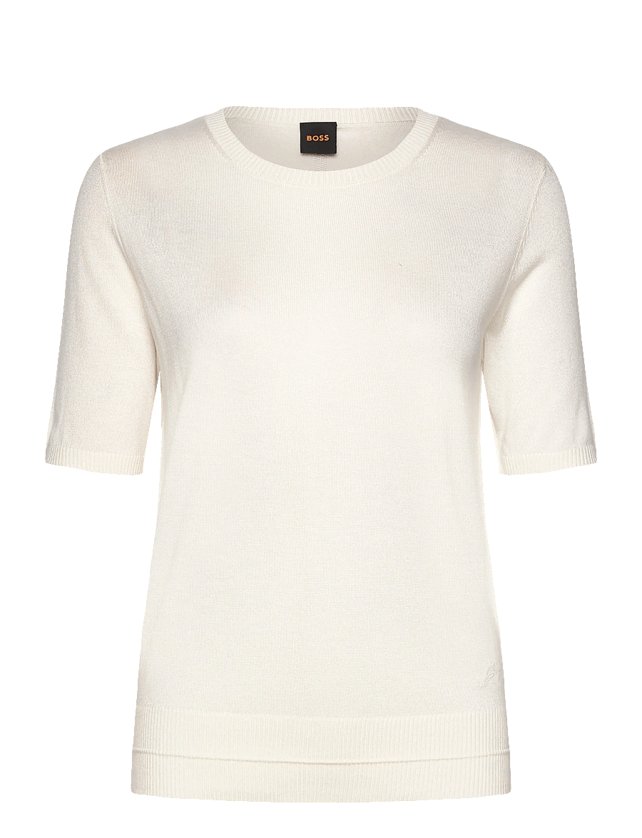 BOSS - C_Fiaffusa - pullover - open white - 0