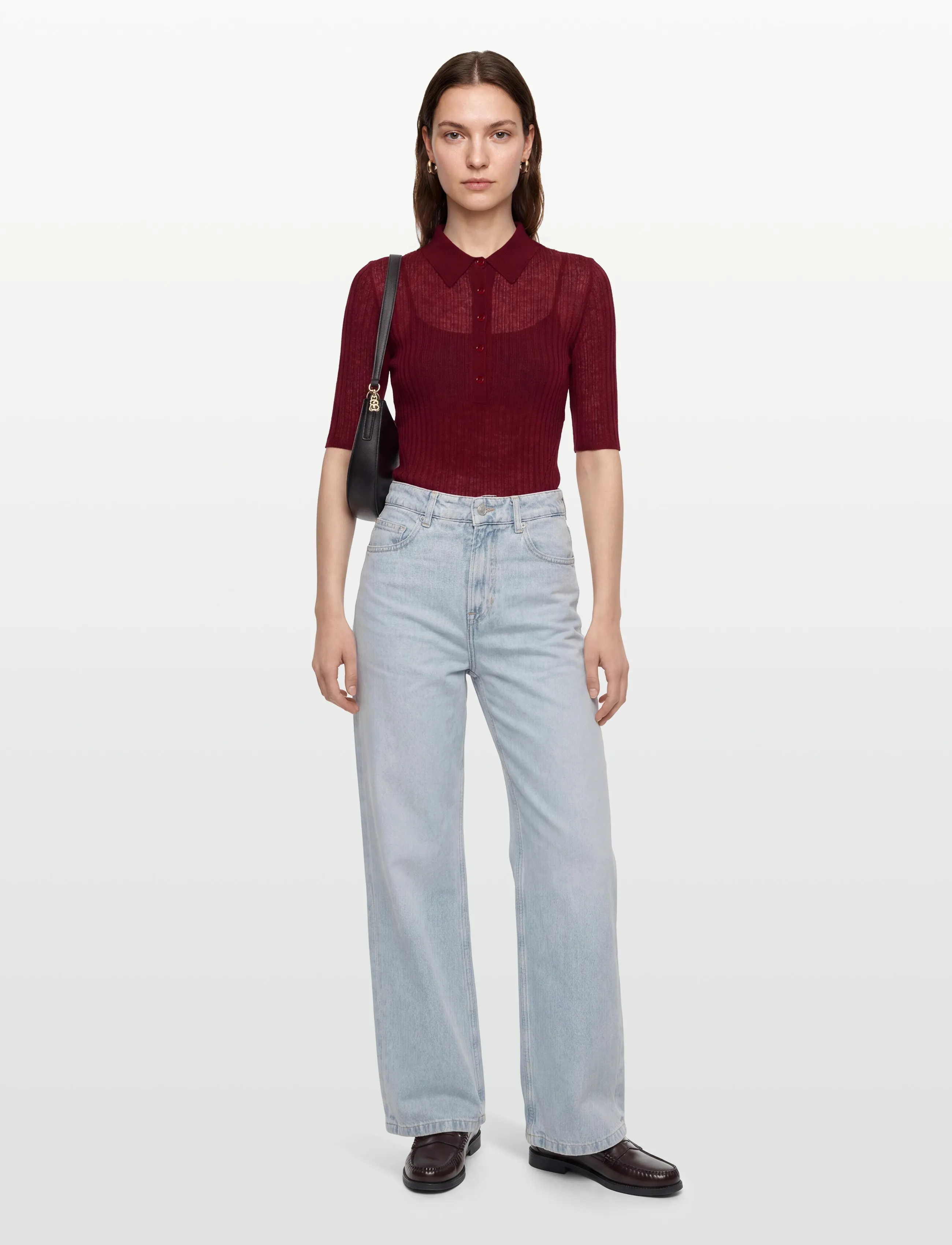 BOSS C_Fugano - Poloshirts - DARK RED / burgundy
