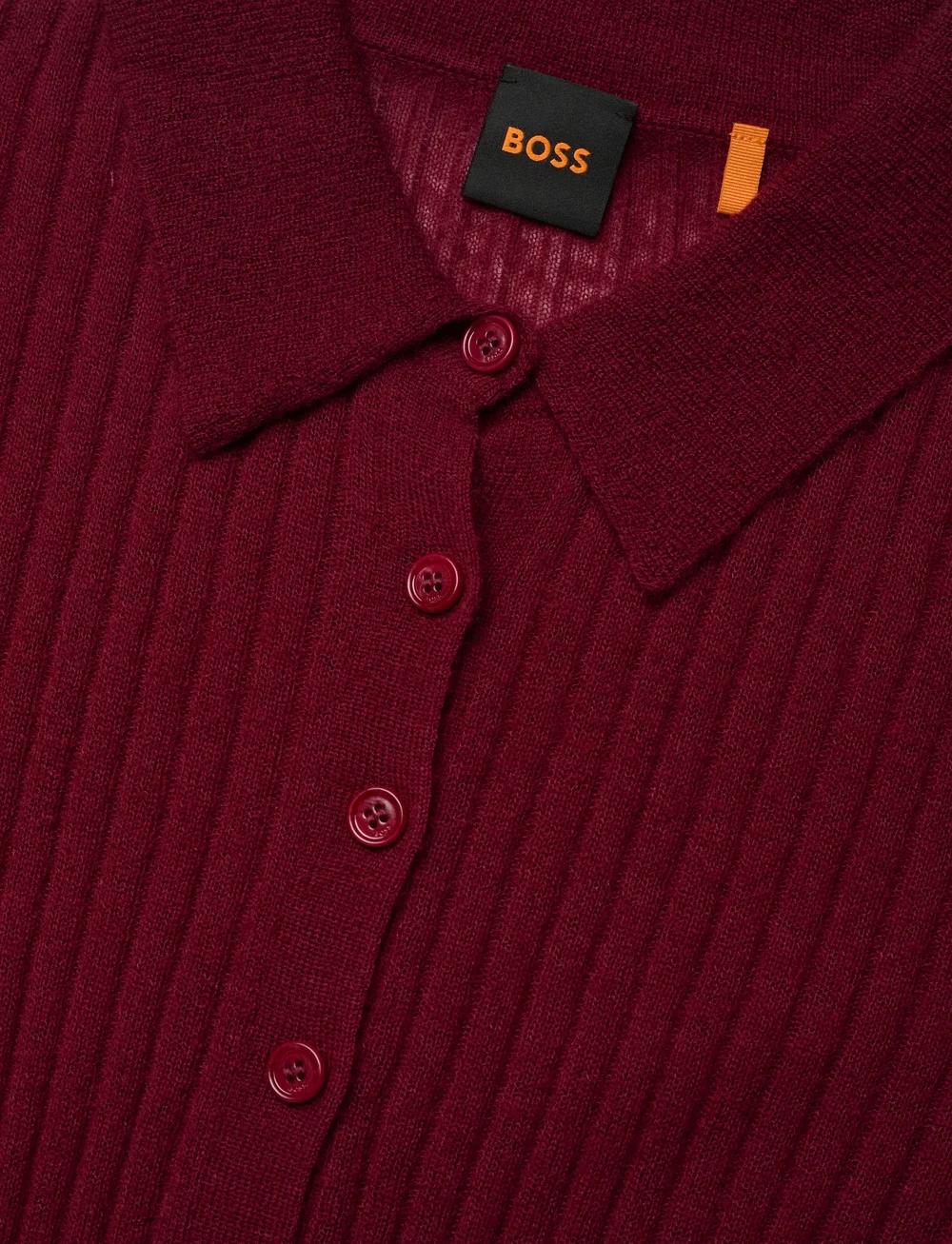 BOSS - C_Fugano - polosärgid - dark red - 2