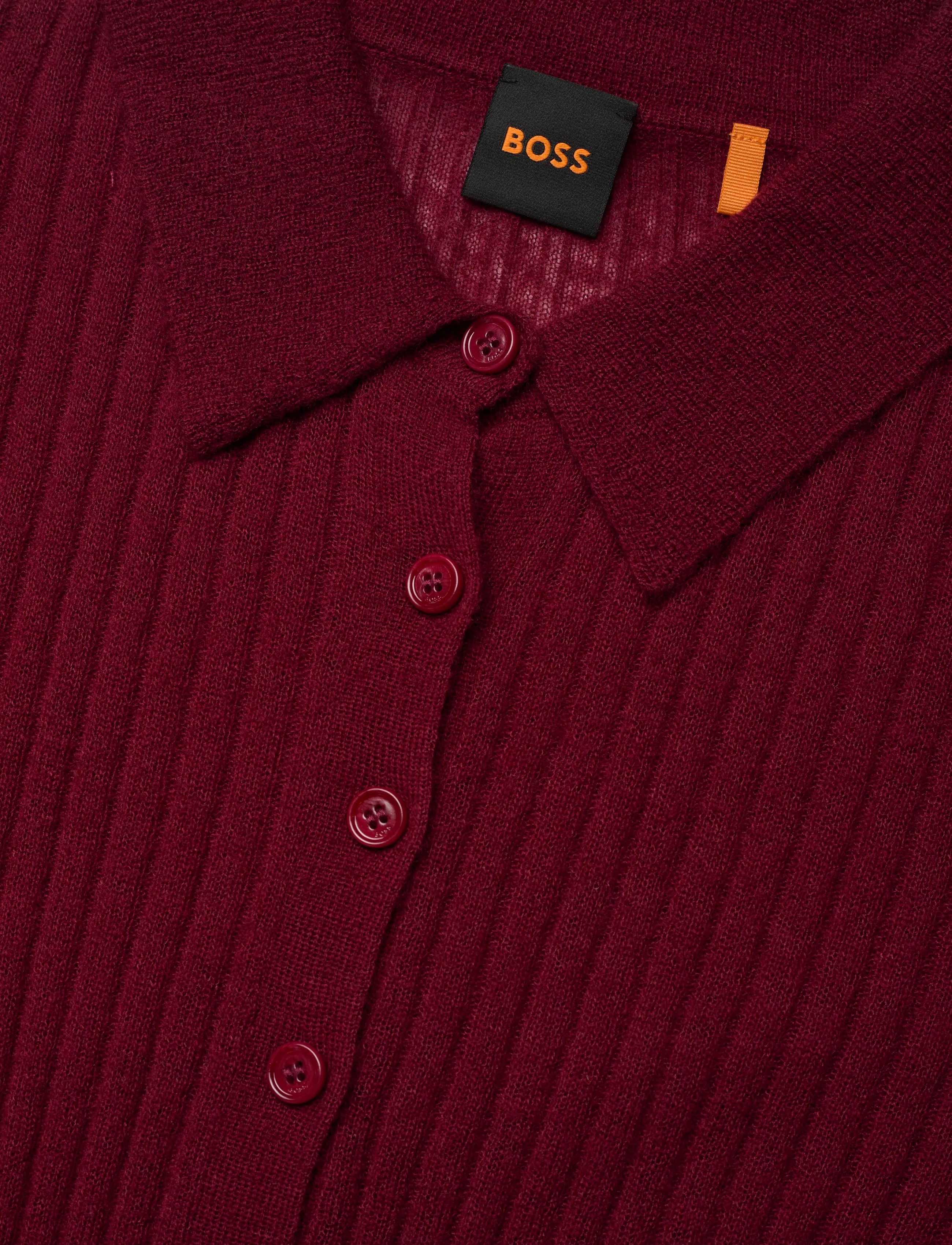 BOSS - C_Fugano - polosärgid - dark red - 2