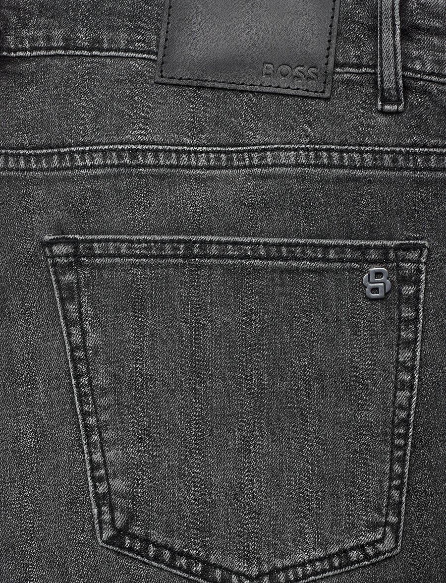 BOSS - DELAWARE BO - slim jeans - charcoal - 4