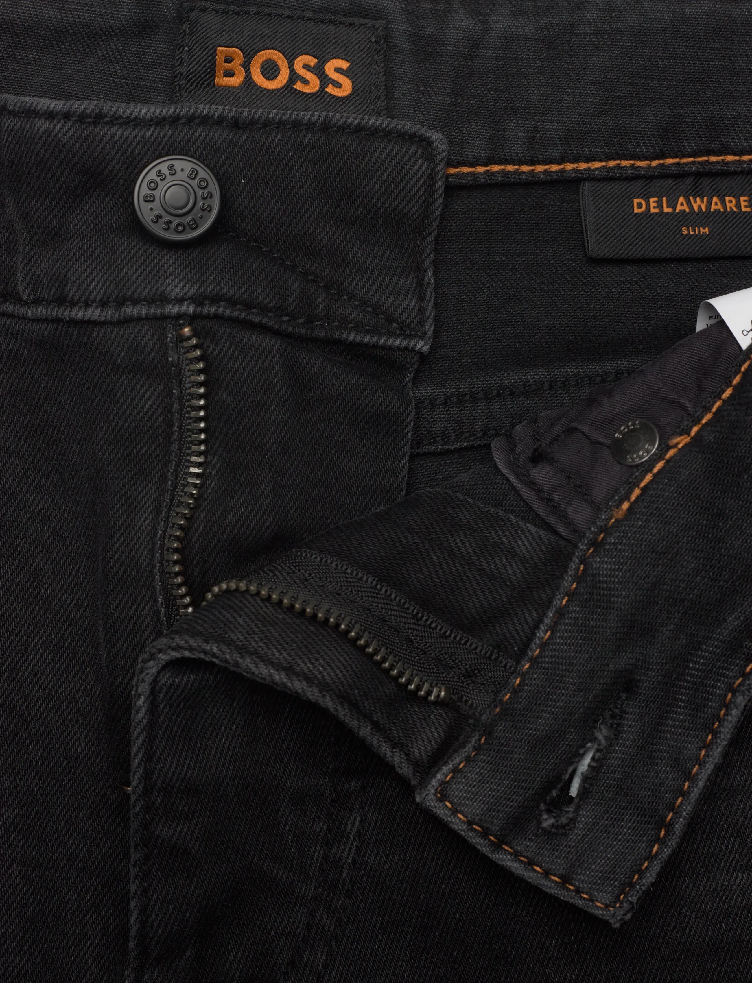 BOSS - DELAWARE BO - slim jeans - charcoal - 3