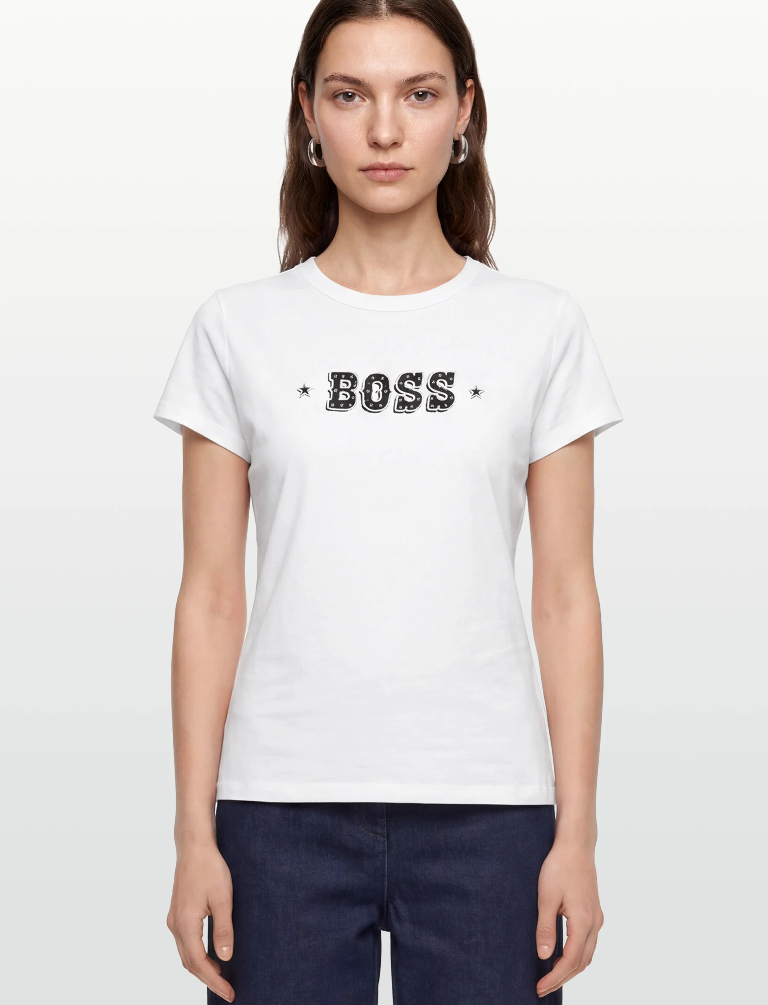 BOSS - C_Endora_1 - t-shirts - white - 3