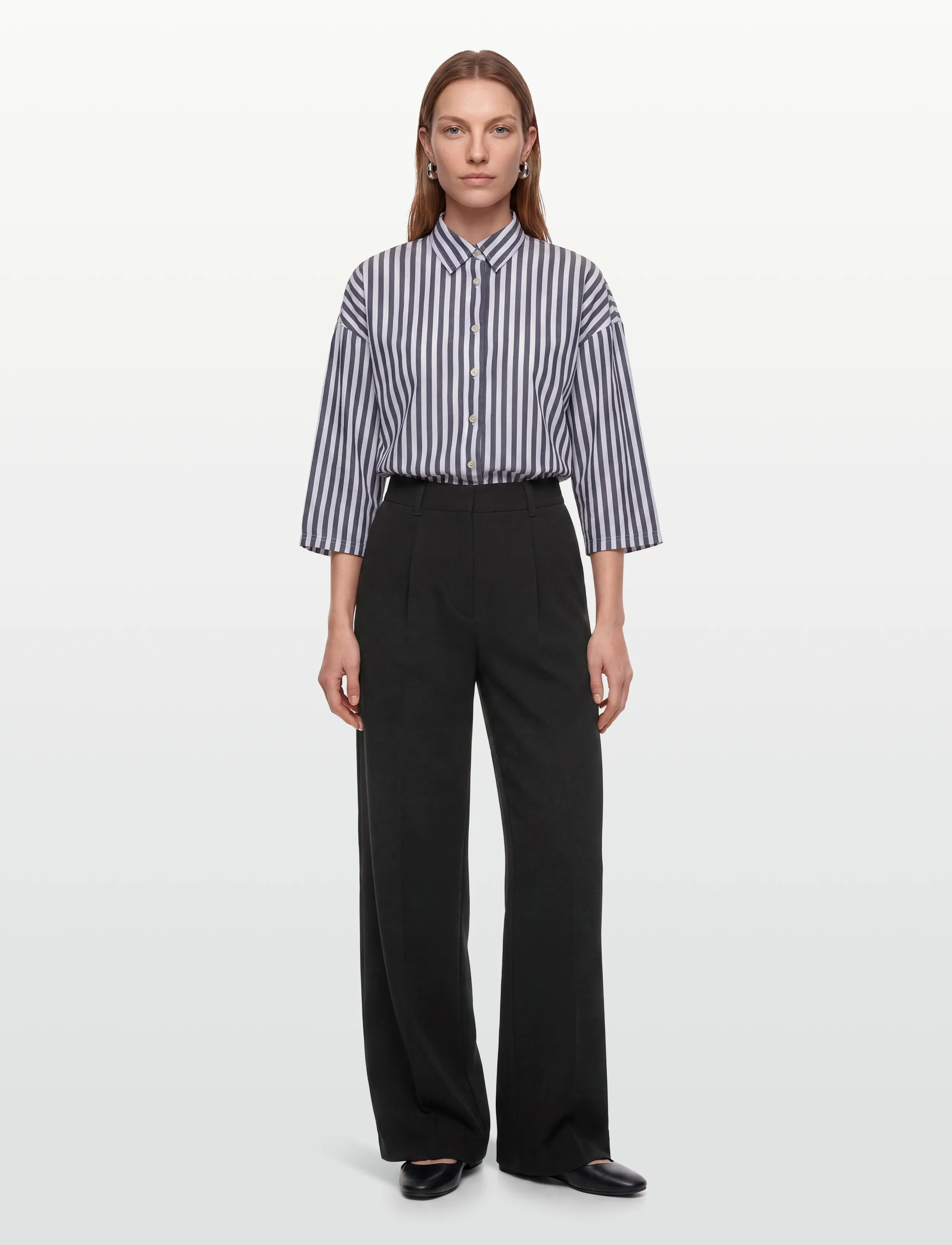 BOSS C_Tiwi2, 42, Black, Bukser > Brede Ben, Dame