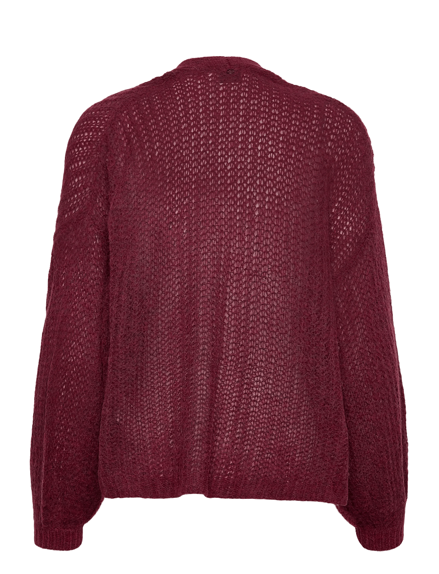 BOSS - C_Furgovia - strickjacken - dark red - 2