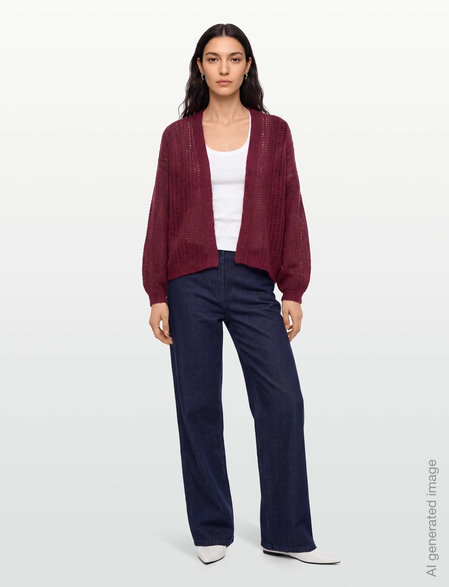 BOSS - C_Furgovia - strickjacken - dark red - 0