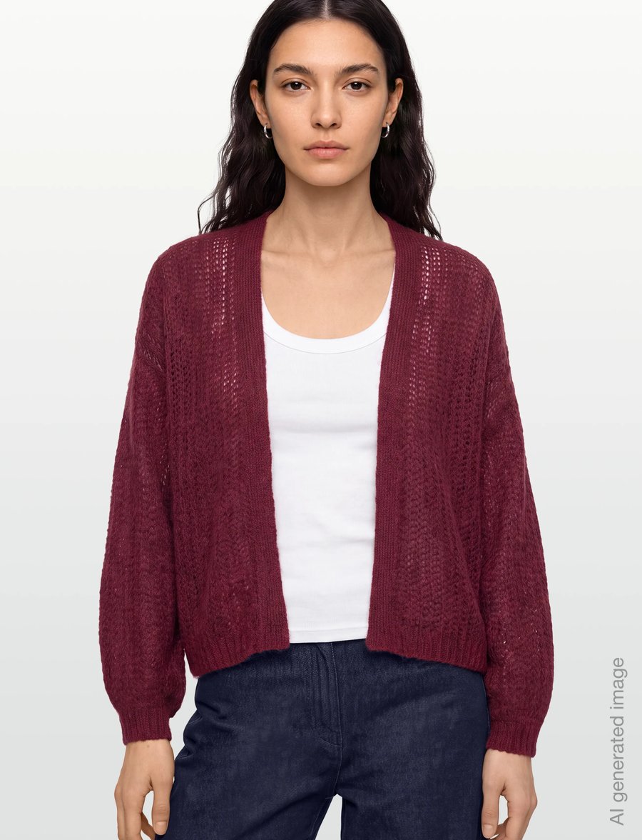 BOSS - C_Furgovia - strickjacken - dark red - 3