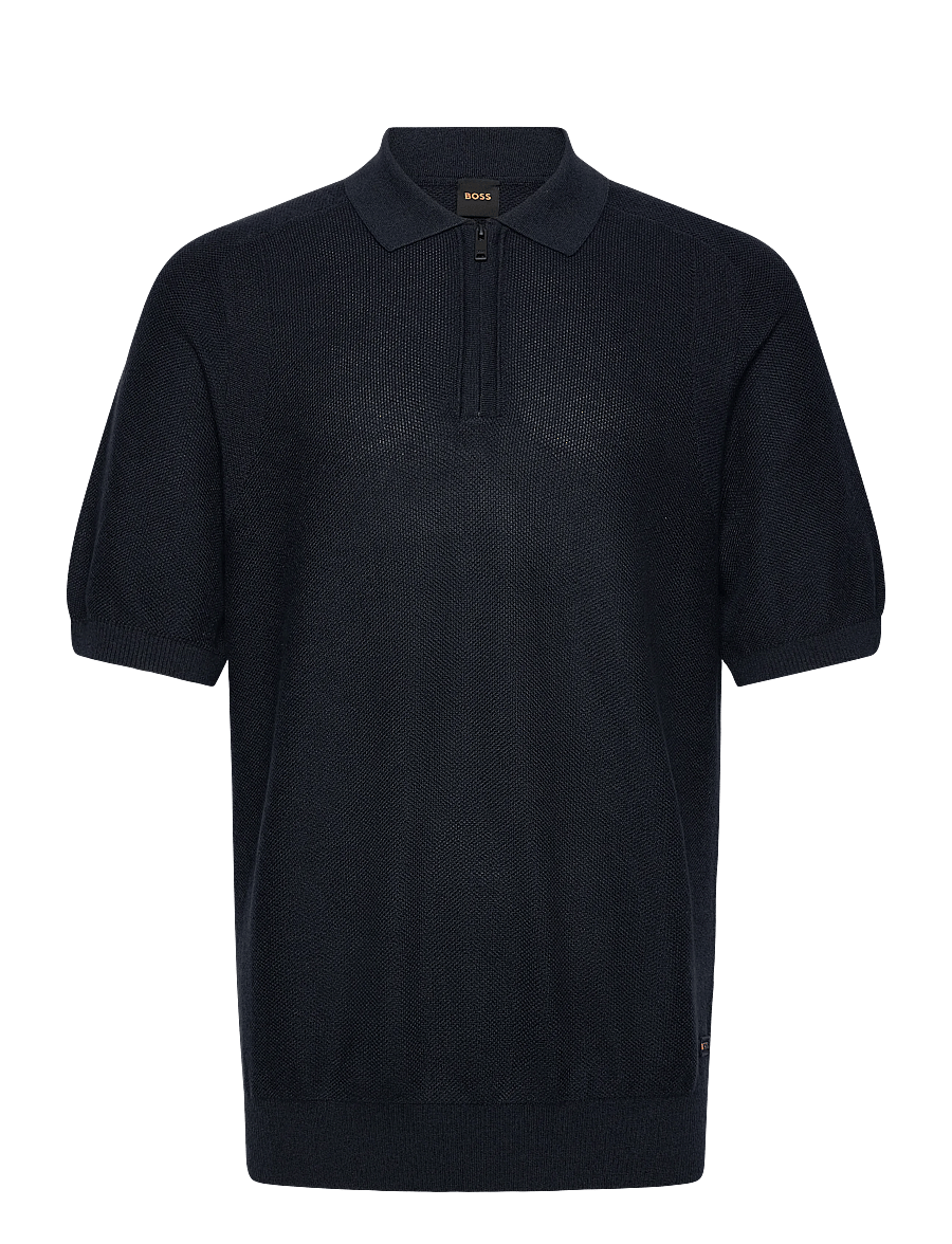 BOSS - Kancello - gestrickte polohemden - dark blue - 0