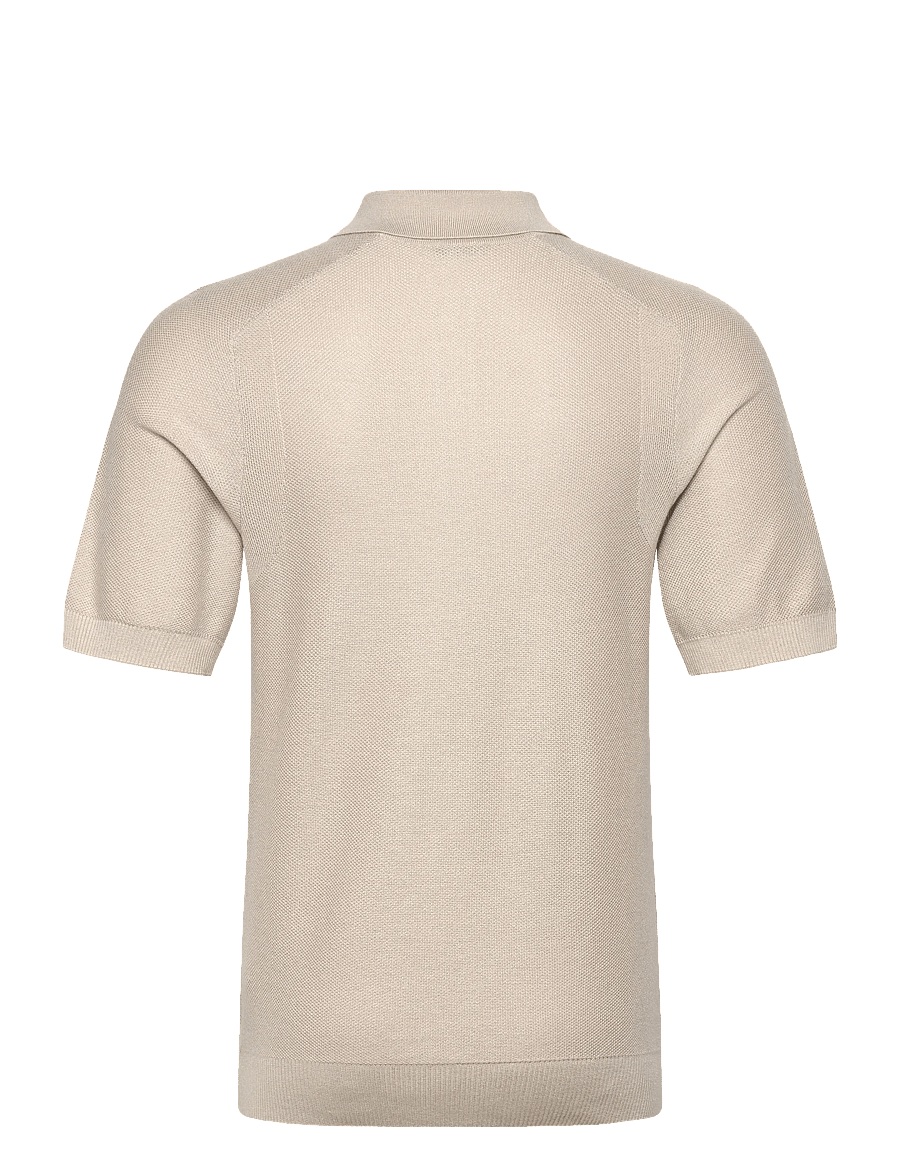BOSS - Kancello - gestrickte polohemden - light beige - 1