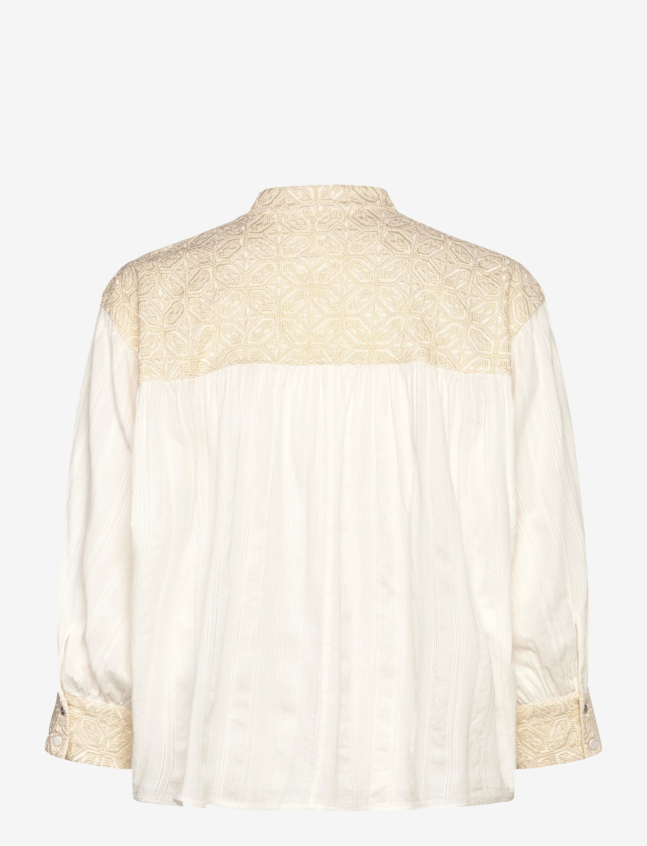 BOSS - C_Brodes - langærmede bluser - open white - 1