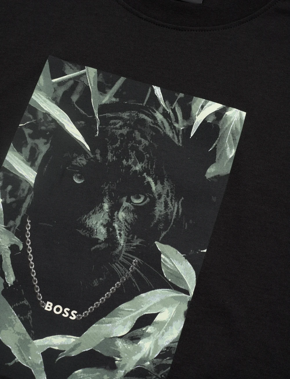 BOSS - Te_Animali - short-sleeved t-shirts - black - 2