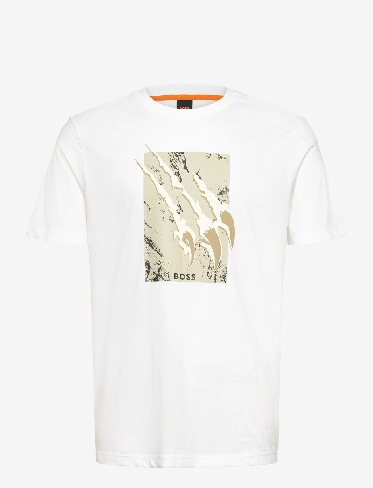 BOSS - Te_Animali - kortærmede t-shirts - natural - 0