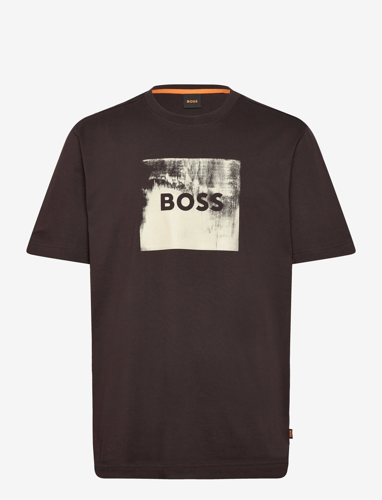 BOSS - Te_Wheel - kortärmade t-shirts - dark brown - 0