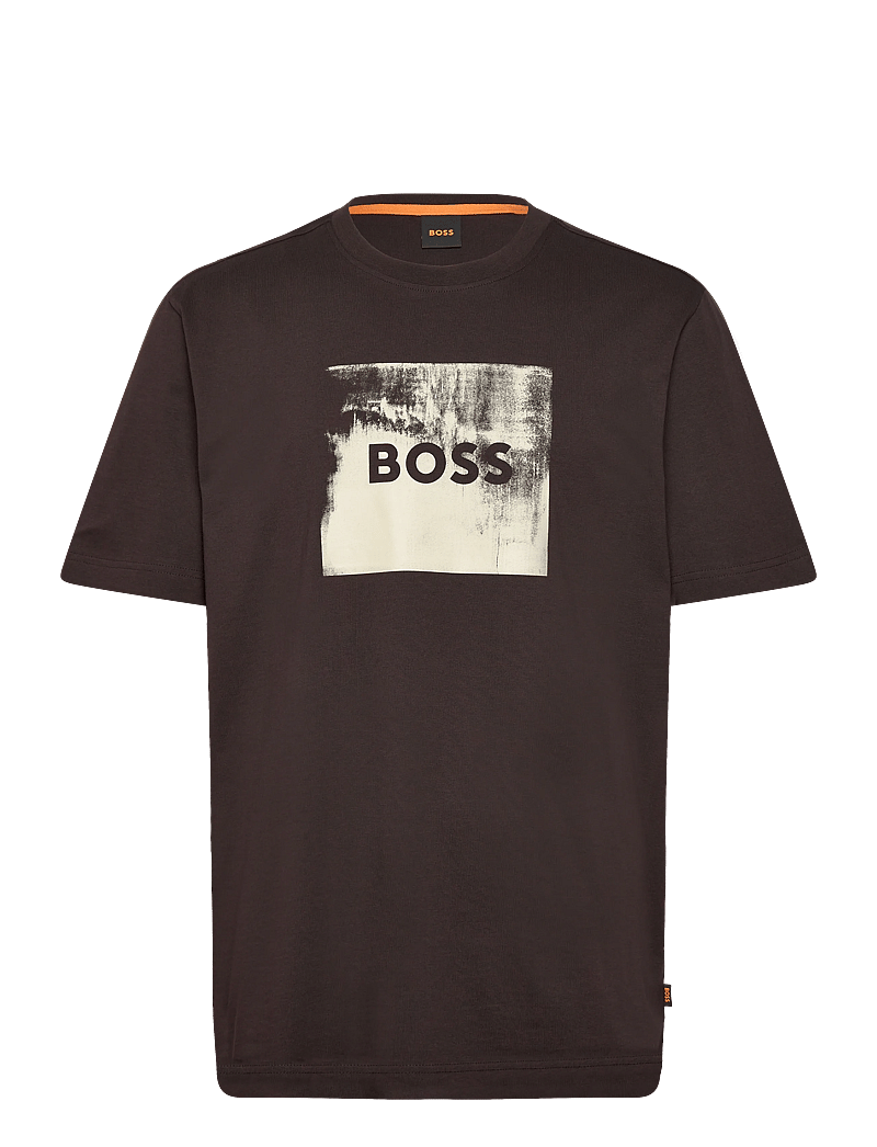 BOSS - Te_Wheel - kortärmade t-shirts - dark brown - 0