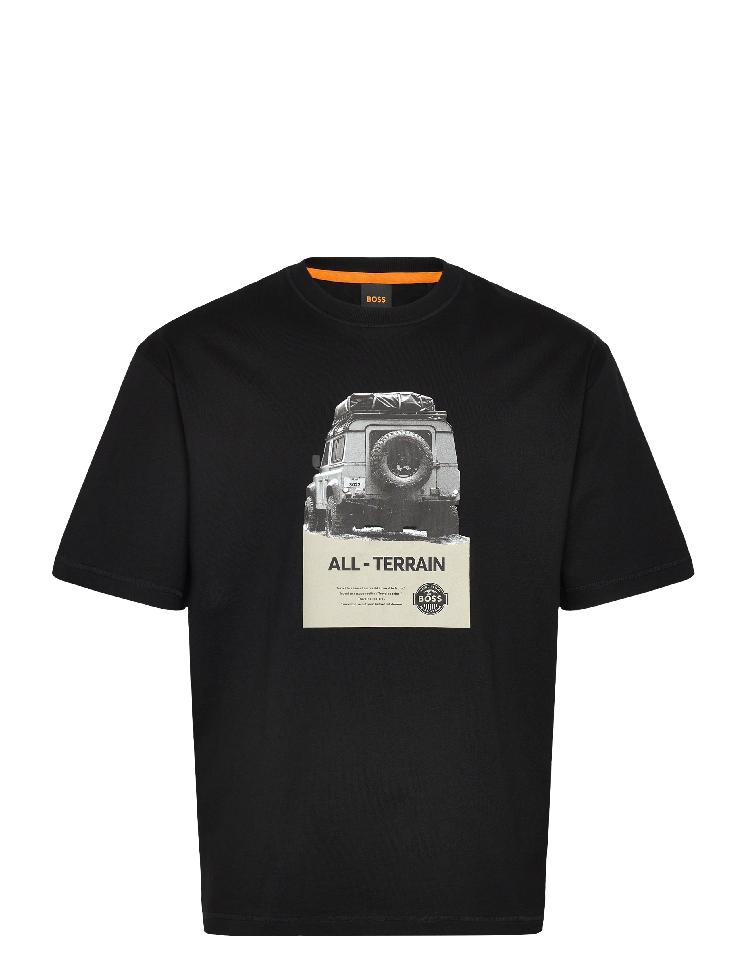 BOSS - Te_Wagon - kortærmede t-shirts - black - 1